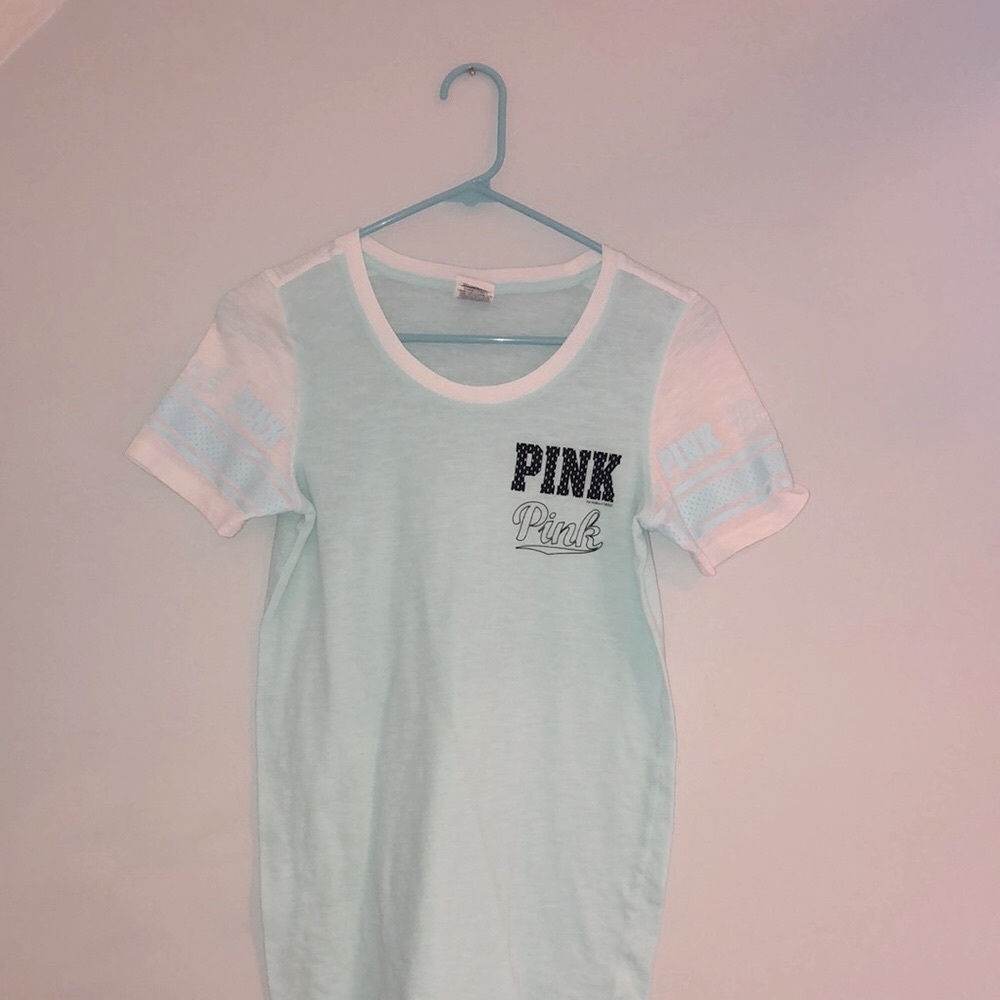 Mint green Victoria’s Secret T-shirt